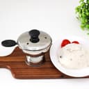 Delcasa Chiratta Puttu Maker, Satinless Steel, DC2065 | Use With Pressure Cooker | Heat-Resistant Bakelite Knob And Handle | Kitchen, Dining