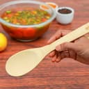 Delcasa Bamboo Spoon,100% Natural Bamboo,DC2100 | Won't Scratch Your Pots & Pans | Resist High Temperature & Corrosion | Bamboo Serving Spoon for Cooking or Serving - 185858