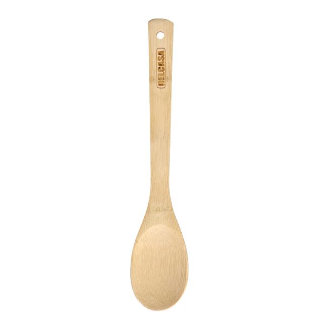 Delcasa Bamboo Spoon, 100% Natural Bamboo, DC2100 | Won't Scratch Your Pots & Pans | Resist High Temperature & Corrosion | Bamboo Serving Spoon for Cooking or Serving - SW1hZ2U6NDI4MzUw