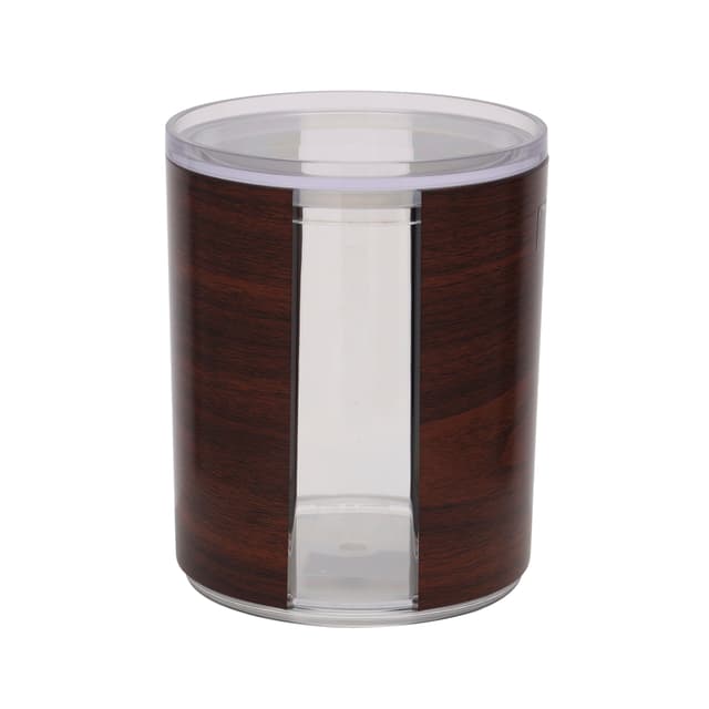 Delcasa Round Canister, 820ml, DC2115 | 100% Food Grade Material & BPA-Free | Elegant Wooden Design | Unbreakable, Strong & Highly Durable | Perfect For Every Day Use - SW1hZ2U6NDI2NzQ3