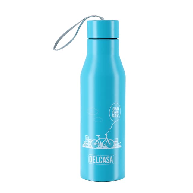 Delcasa Vacuum Bottle Stainless Steel, 720ml, DC2162 | Double Wall Insulation | Drink Hot or Cold for Hours | Portable & Leak-Resistant | Stainless Steel Thermos For Cold & Hot Beverages