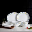 Delcasa 33 Pcs Opalware Dinner Set, DC2213 | Lightweight | Chip Resistant | Dishwasher Safe | Microwave Safe | Plates, Dishes, Bowls, Spoons, Service For 6 - SW1hZ2U6NDI0MjY4