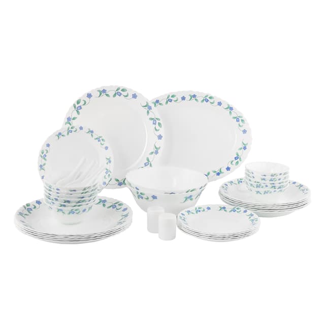 طقم سفرة طعام أوبال زجاجي 42 قطعة ديلكاسا Opalware Dinner Set Delcasa - 297838