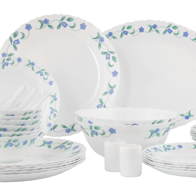 طقم سفرة طعام أوبال زجاجي 42 قطعة ديلكاسا Opalware Dinner Set Delcasa - 184239