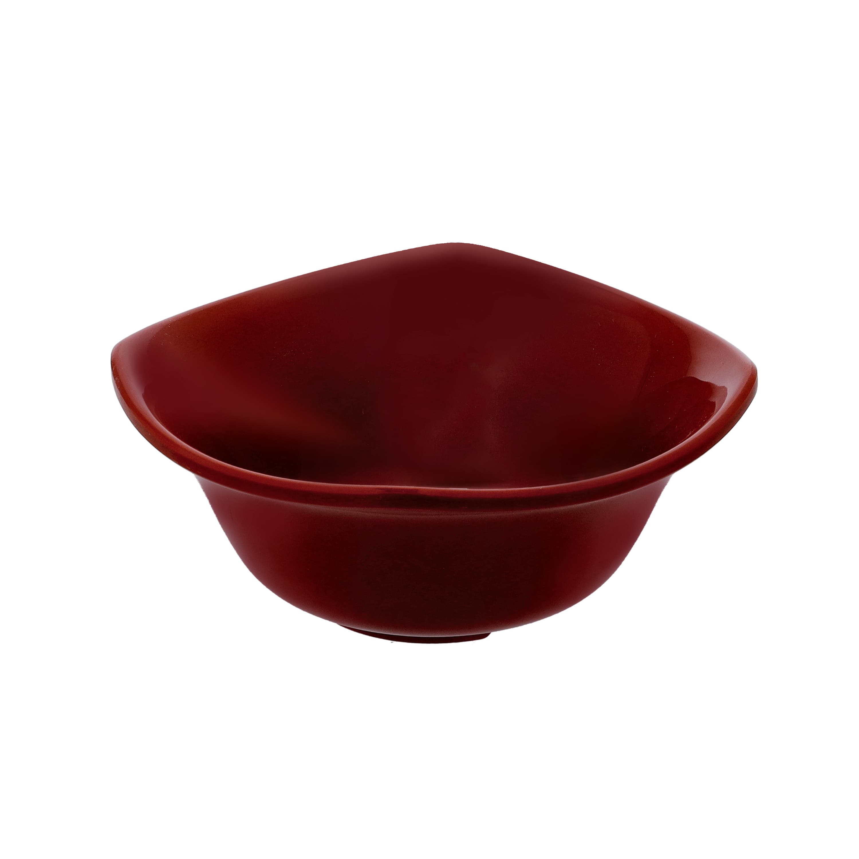 زبدية 5.5 إنش - أحمر غامق Delcasa Square Bowl