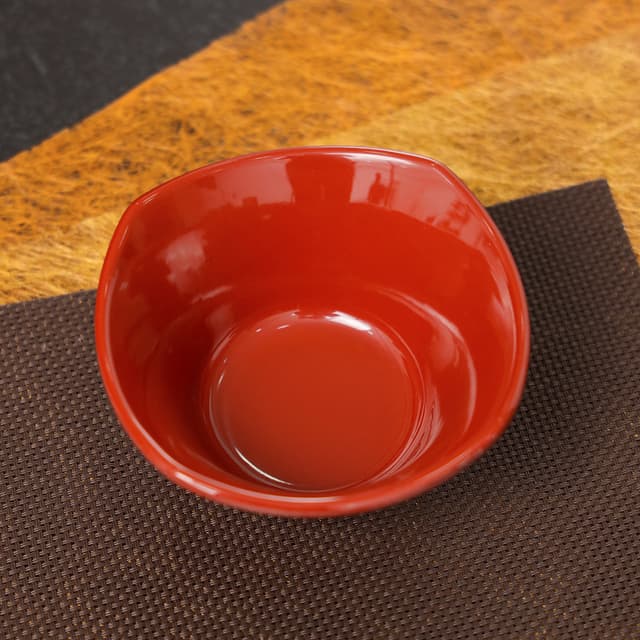 زبدية 5.5 إنش - أحمر غامق Delcasa Square Bowl - 165599