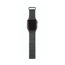 حزام ساعة آبل لون أسود  Decoded - 42-44mm Leather Magnetic Traction Strap for Apple Watch Series 5, 4, 3, 2, and 1 - Black - SW1hZ2U6MzYwNzg5