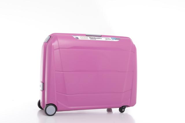 طقم حقائب سفر عدد 2 مادة PP بعجلات دوارة زهري PARA JOHN - Travel Luggage Suitcase Set of 2 - Pink - SW1hZ2U6NDE5MDkz