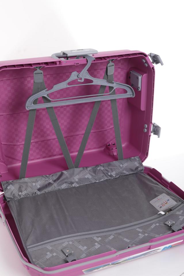 طقم حقائب سفر عدد 2 مادة PP بعجلات دوارة زهري PARA JOHN - Travel Luggage Suitcase Set of 2 - Pink - SW1hZ2U6NDE5MDk3