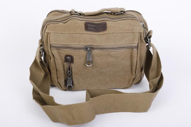 PARA JOHN Canvas Office Shoulder Bag - Multipurpose Mini Shoulder/Travel Utility Work Bag - Phone/Passport Pouch Bag - Ideal Men and Women - - SW1hZ2U6NDE2NjYx