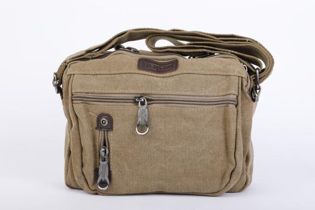 PARA JOHN Canvas Office Shoulder Bag - Multipurpose Mini Shoulder/Travel Utility Work Bag - Phone/Passport Pouch Bag - Ideal Men and Women - - SW1hZ2U6NDE2NjYz