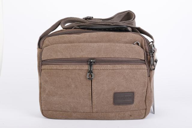 PARA JOHN Canvas Office Shoulder Bag - Multipurpose Mini Shoulder/Travel Utility Work Bag - Phone/Passport Pouch Bag - Ideal Men and Women - - SW1hZ2U6NDE2Njgx