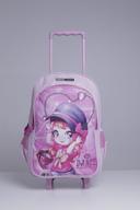 شنطة ظهر لون زهري PARA JOHN 5 In 1 Wheeled School Backpack - SW1hZ2U6NDM2NTA0