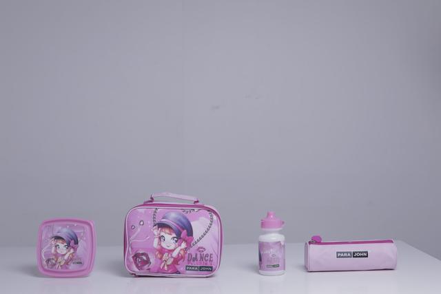 PARA JOHN 5 In 1 Wheeled School Backpack Set With Lunch Box, Lunch Bag, Water Bottle, & Pencil Case - SW1hZ2U6NDM2NTE2
