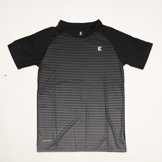 كنزة رجالي نصف كم أسود Men's Sport T-Shirt - Ecka