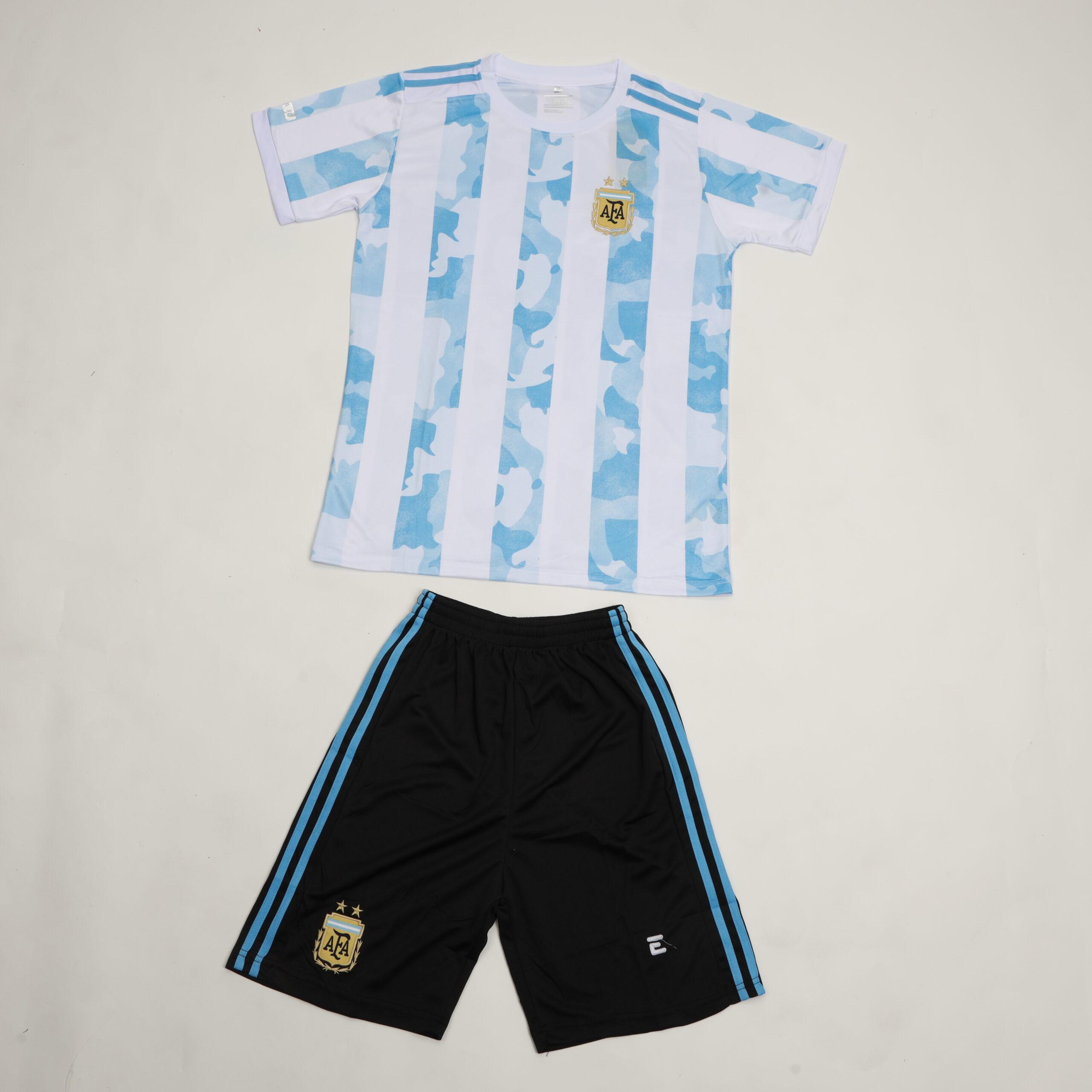 طقم رياضة رجالي الإرجنتين لارج Men's Jersey Set - Ecka