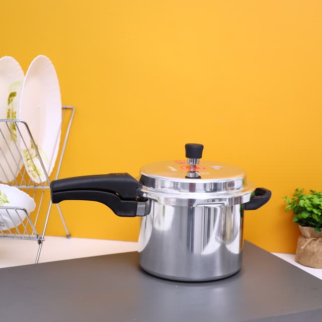 طنجرة ضغط المينيوم صغيرة بسعة 5 لتر | Royalford Aluminium Pressure Cooker