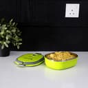 Royalford S/S Lunch Box (square)/Green 1X36