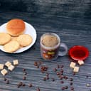 كوب ( ماغ ) زجاجي مع غطاء 300 مل Royalford - 300Ml Glass Frosty Mug With Cap - Freezer Beer Glass With Handle