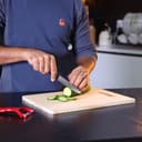 Delcasa 4Pc Knife Set/Wooden Cutting Board