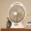 Olsenmark Desktop Rechargeable Fan With Led, 12 Inch - 2 Speed Setting - Lead-Acid Battery - Usb - SW1hZ2U6NDEyNDI0