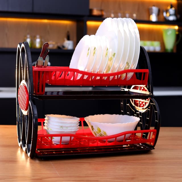 مصفاة جلي من طبقتين Royalford 2 Layer Dish Rack (Plastic)