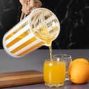 Royalford Reem Acrylic Water Jug, RF10134 | 2.40L Capacity | Suitable Temperature: -30 - 80 Degree C | Clear Pitcher, BPA-Free And Shatter-Proof, Great For Iced Tea, Sangria, Lemonade, And More