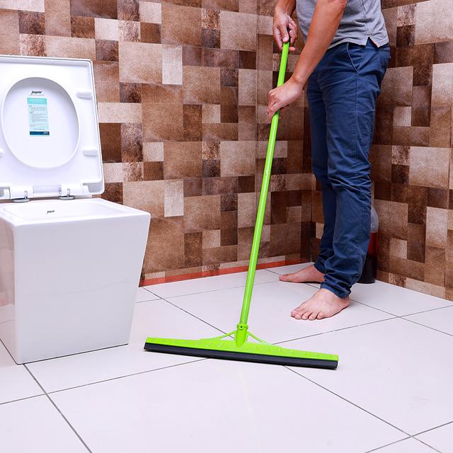 Royalford Floor Wiper - Commercial Standard Floor Squeegee 120Cm Long Handle With Hanging Loop