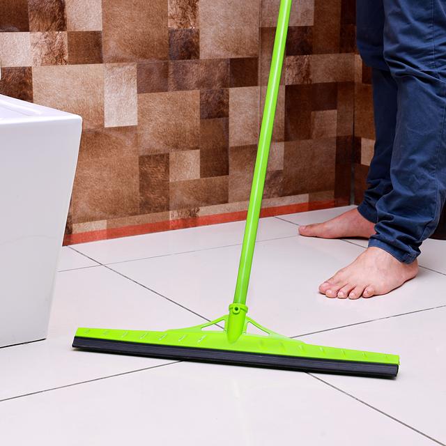 Royalford Floor Wiper - Commercial Standard Floor Squeegee 120Cm Long Handle With Hanging Loop