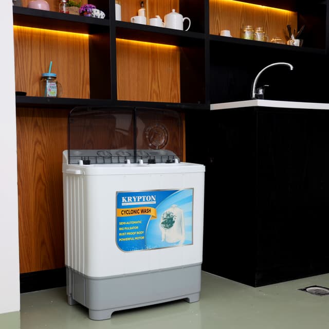 Krypton Semi Auto Washing Machine/6KG 1x1