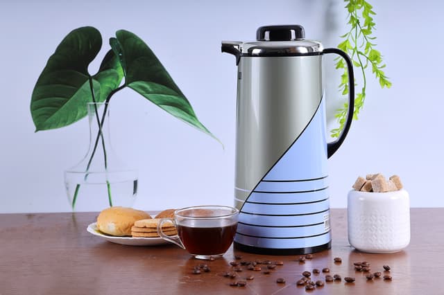 ترمس شاي ( حافظة ماء ) 1 لتر - رمادي Royalford -  Vacuum Flask