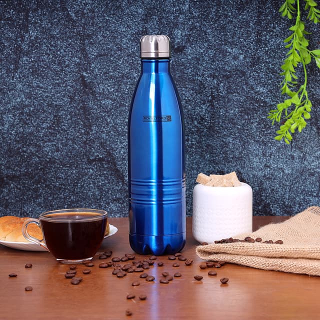 Royalford 350Ml Double Wall Stainless Steel Vacuum Bottle - Portable Flask & Water Bottle - Hot & Cold