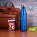 Royalford 350Ml Double Wall Stainless Steel Vacuum Bottle - Portable Flask & Water Bottle - Hot & Cold