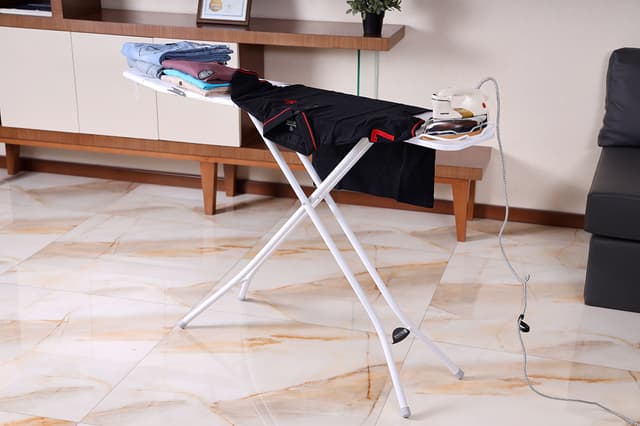 Royalford RF1510IB Mesh Ironing Board 134cmx33cmx88cm - Portable, Steam Iron Rest, Heat Resistant Cover |Lightweight Board with Adjustable Height & Rubber Feet Cover - 173146