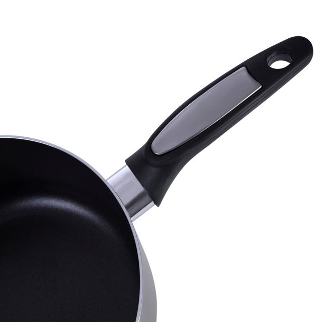 قدر طهي (مقلاة) 18 سم Royalford 18Cm Aluminium Non-Stick Small Enamel Saucepan With Lid - SW1hZ2U6MzY3NTI4