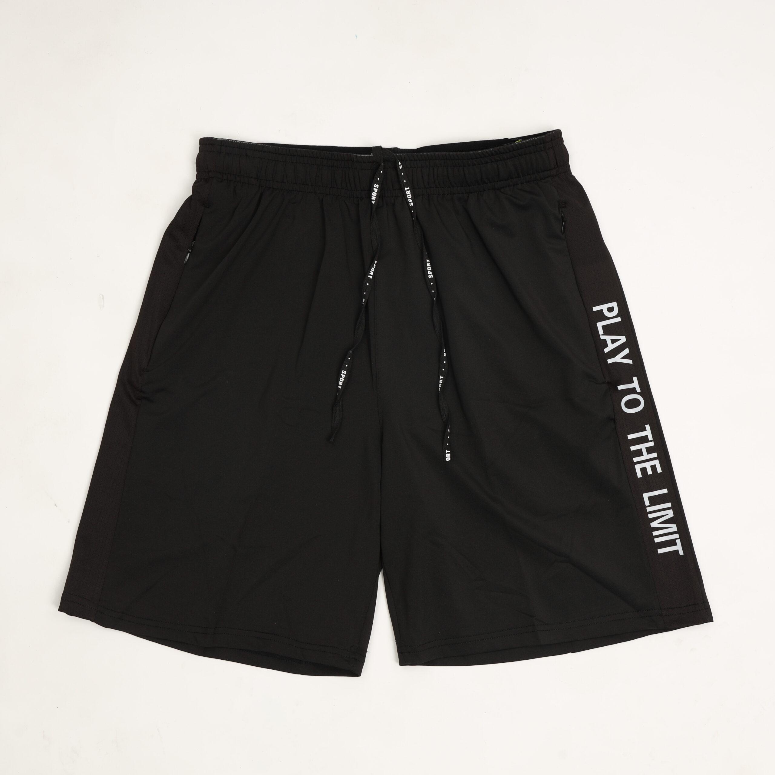 Ecka Men's Tennis Shorts-Black