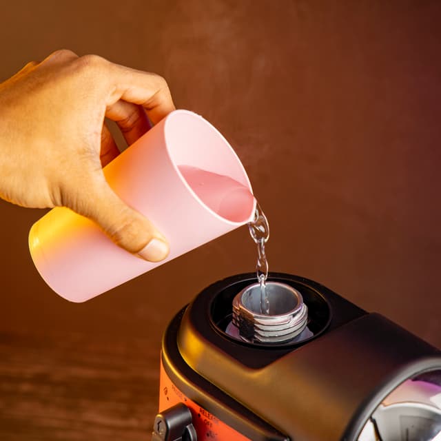 Geepas Espresso Coffee Maker 0.24L Capacity, GCM41513 | Stainless Steel Filter & Aluminum Die-Casting Filter Holder | 5 Bar High Pressure | On/Off Light Indicator