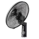 Geepas 18 Inch Wall Fan With Remote Control,GF21125 - 60W Copper Motor | 5 Leaf AS Blade | 3 Speed Option | Overheat Protection | Horizontal Oscillation | Home & Office Use - 186207