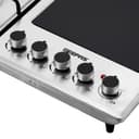 بوتاجاز غاز بلت ان مسطح 4 شمعات وسطح تسخين Geepas Stainless Steel Built-In Gas Electric Hot Plate Hob