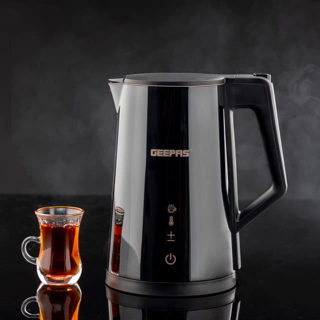 غلاية ماء كهربائية سعة 1.7  لتر Geepas Digital Electric Kettle
