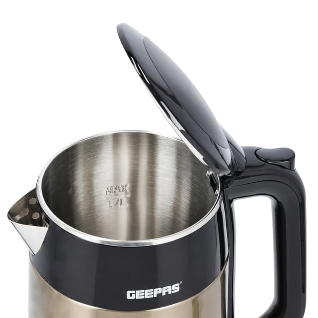 غلاية ماء كهربائية بسعة 1.7 لتر Geepas Double Layer Electric Kettle - 188891