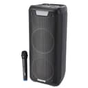 Geepas Rechargeable Professional Speaker,40000W PMPO,GMS11168 - TWS Connection,FM Radio,Bluetooth,LED Display,With Wireless Microphone,Built-In 7.4v/3000mAh Lithium Battery,BT/FM/USB/TF Card - 183062