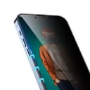 لصاقة حماية شاشة iPhone 13 Pro Max مع حماية الخصوصية "أسود" | GreenLion 3D Desert Privacy Round Edge Glass