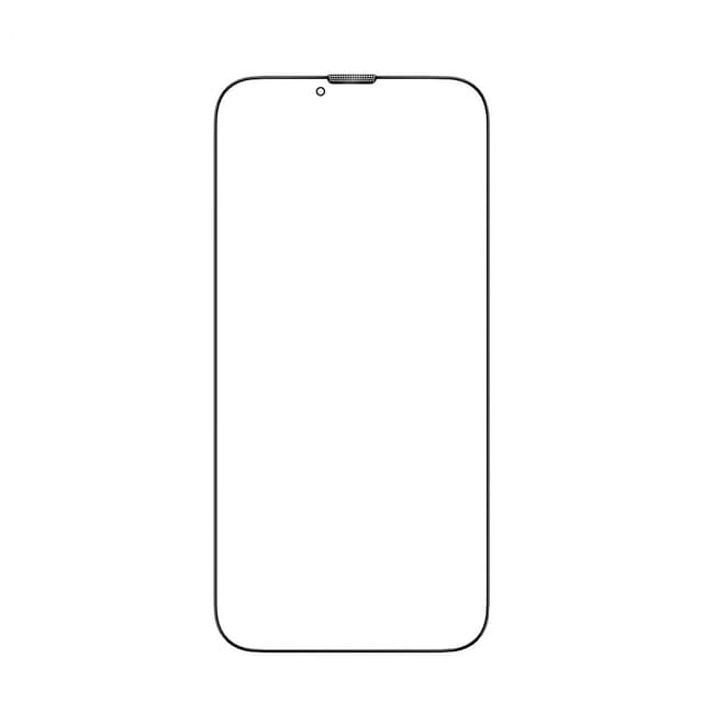 لصاقة حماية شاشة iPhone 13 Pro Max مع حماية الخصوصية "أسود" | GreenLion 3D Desert Privacy Round Edge Glass