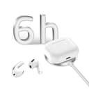 سماعات بدون سلك بلوتوث شحن سريع أبيض جرين ليون Green Lion White Fast Charging Wireless Earbuds - SW1hZ2U6MzU3NzMy