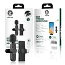 ميكروفون لاسلكي صغير بمنفذ Type c (أسود) | Green Mini Wireless Microphone ( Type-C Connector )