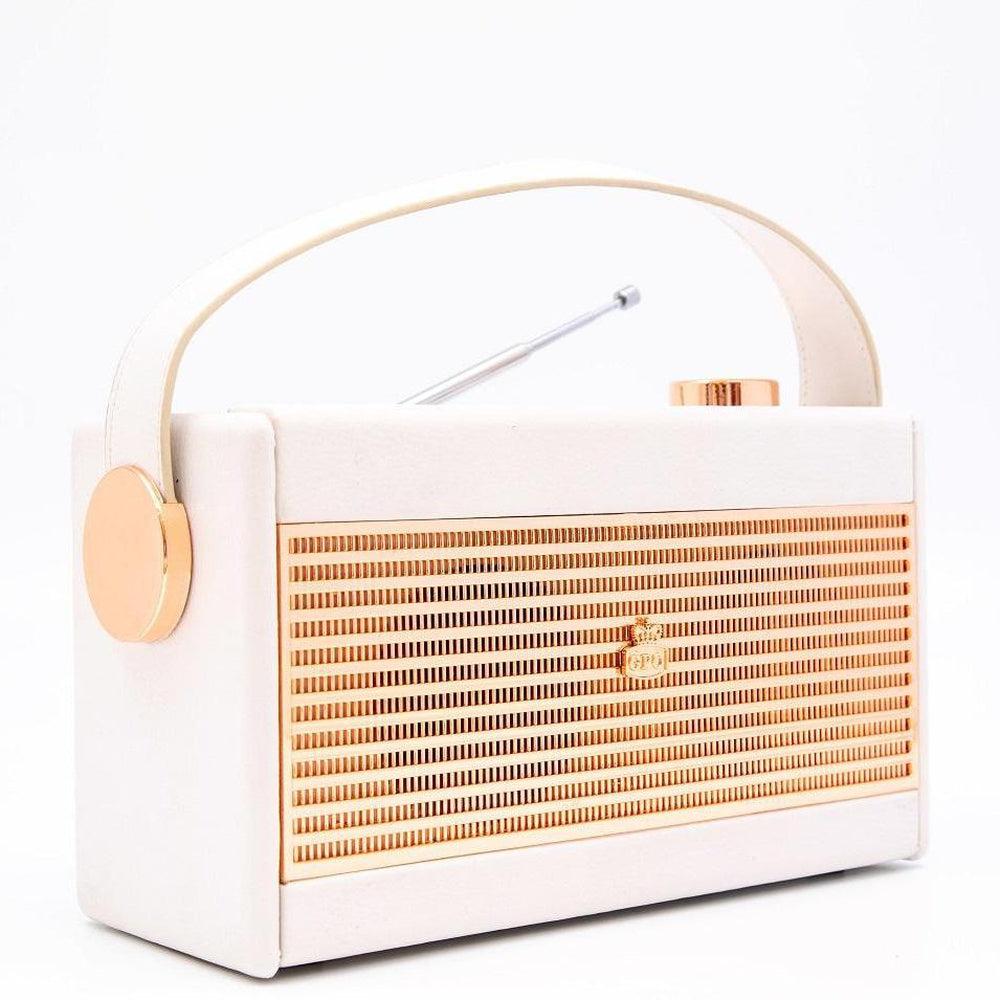 راديو كلاسيكي محمول  GPO Retro - Darcy Portable Analogue Radio Cream