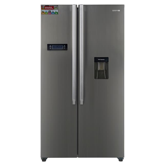 ثلاجة كهربائية بسعة 650 لتر SideBySide Refrigerator-No Frost - Geepas - 298157