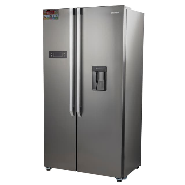 ثلاجة كهربائية بسعة 650 لتر SideBySide Refrigerator-No Frost - Geepas - 186113