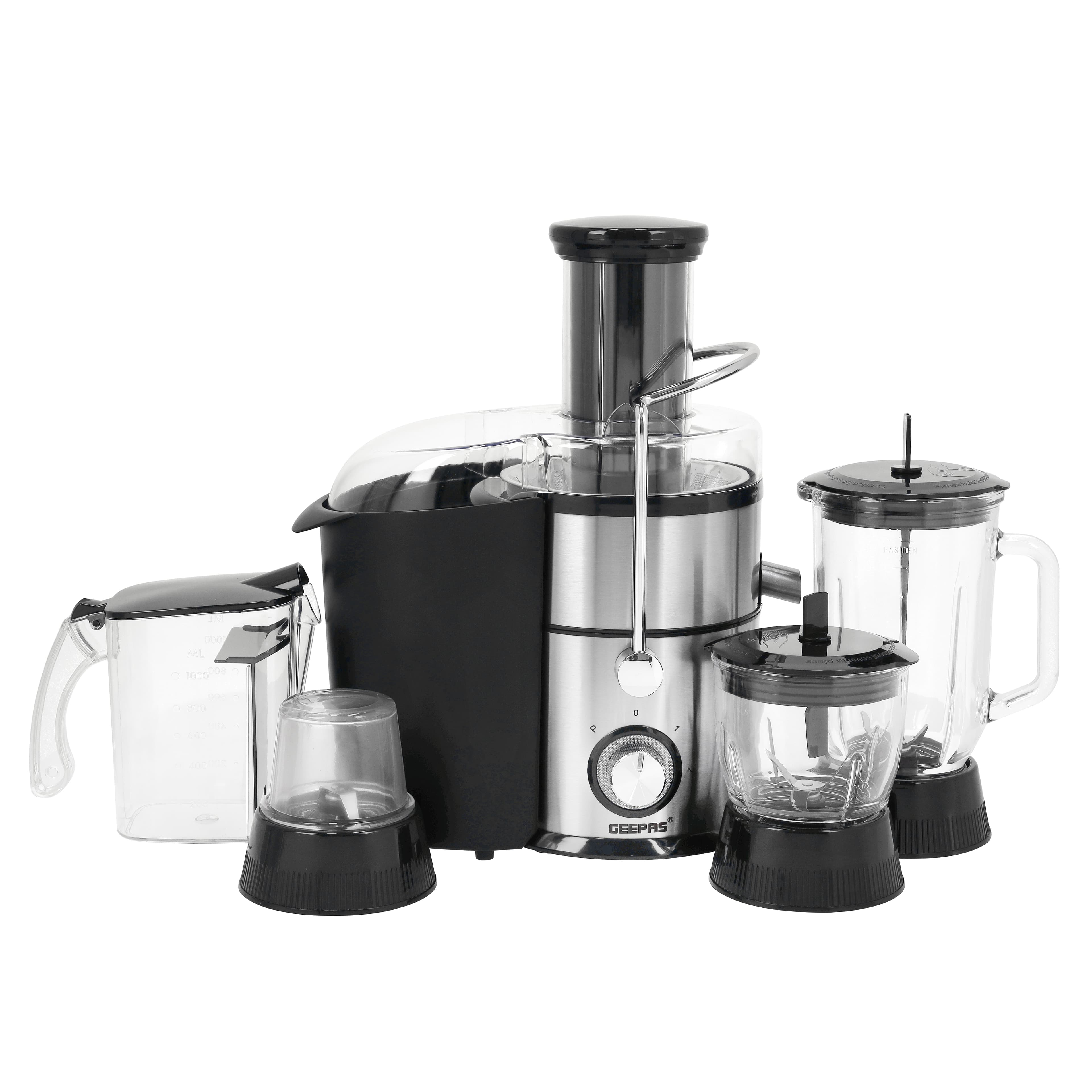 عصارة وخلاط كهربائي (800W) Geepas  Juicer Blender